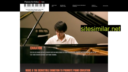 pianosforeducation.org alternative sites