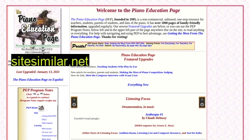 pianoeducation.org alternative sites