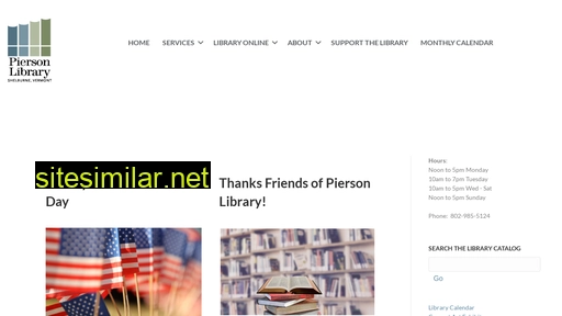 piersonlibrary.org alternative sites