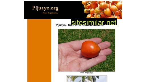 Pijuayo similar sites