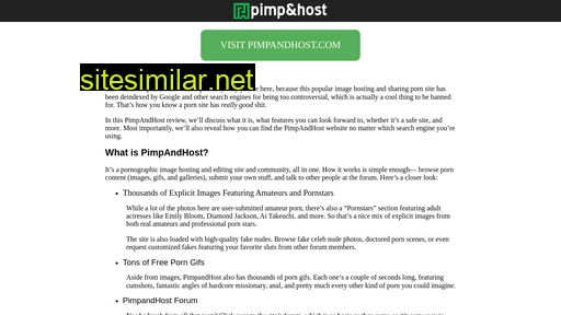 pimpandhost.org alternative sites