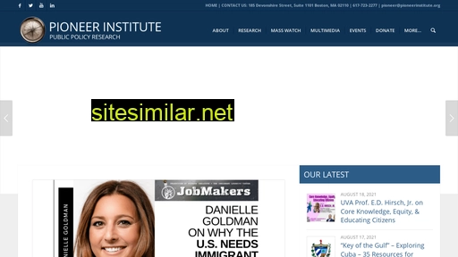 pioneerinstitute.org alternative sites