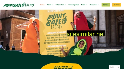 plantbasedtreaty.org alternative sites