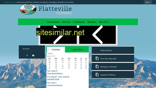 plattevillegov.org alternative sites