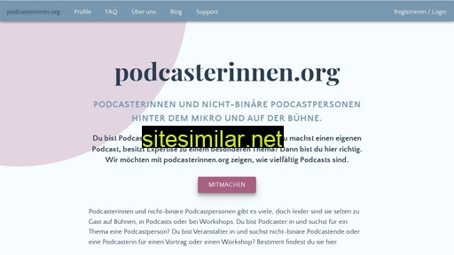 podcasterinnen.org alternative sites