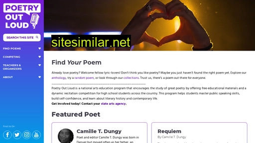 poetryoutloud.org alternative sites