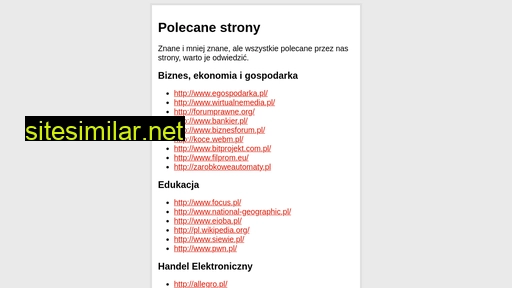 polecanestrony.org alternative sites