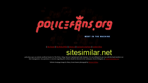 policefans.org alternative sites