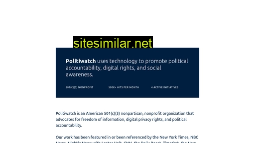 politiwatch.org alternative sites