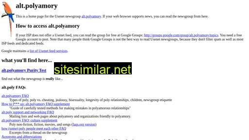polyamory.org alternative sites