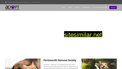 Portsmouthhumanesociety similar sites