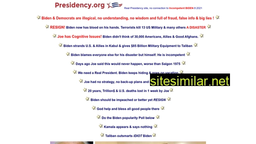 Presidency similar sites