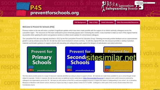 preventforschools.org alternative sites