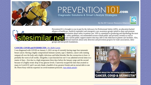 Prevention101 similar sites