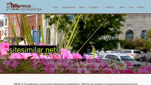 prideofticonderoga.org alternative sites