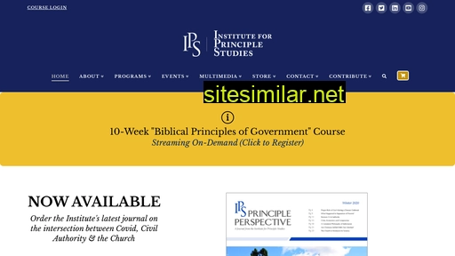 principlestudies.org alternative sites
