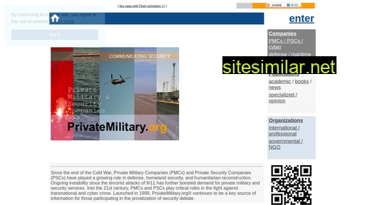 privatemilitary.org alternative sites