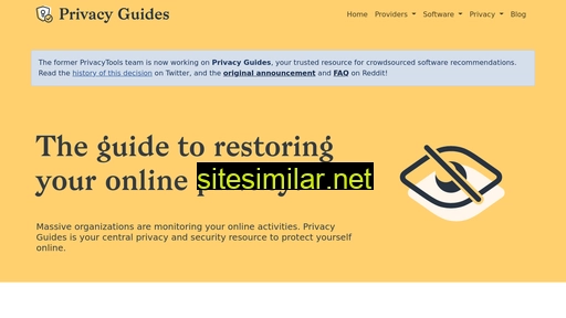privacyguides.org alternative sites