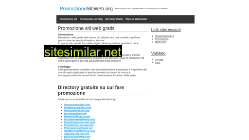 promozionesitiweb.org alternative sites