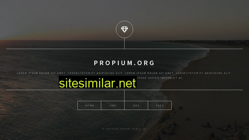 Propium similar sites