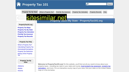 Propertytax101 similar sites