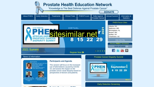 prostatehealthed.org alternative sites