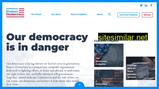 protectdemocracy.org alternative sites