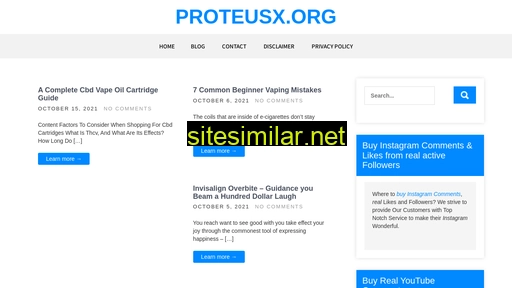 Proteusx similar sites