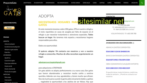 proyectogato.org alternative sites