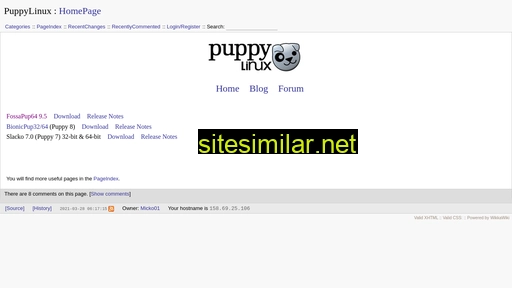 Puppylinux similar sites