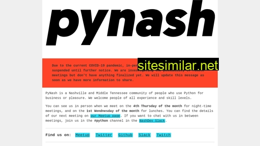 pynash.org alternative sites