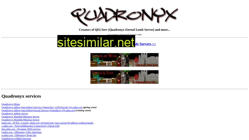quadronyx.org alternative sites