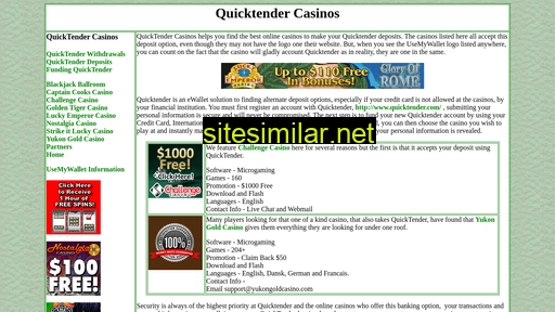 quicktendercasinos.org alternative sites