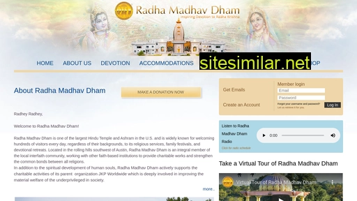 radhamadhavdham.org alternative sites