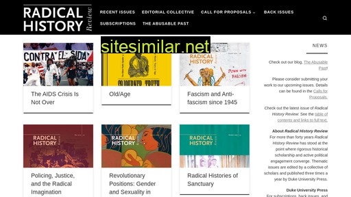 radicalhistoryreview.org alternative sites