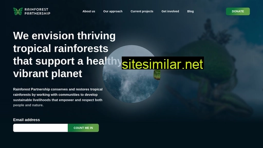 rainforestpartnership.org alternative sites