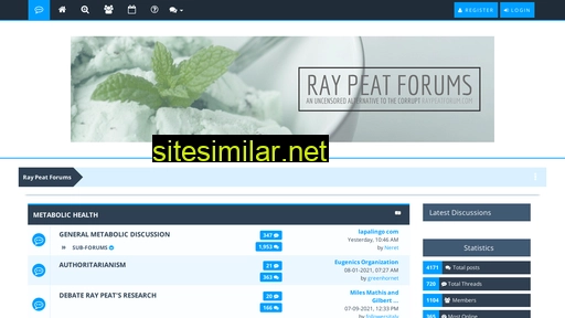 raypeatforums.org alternative sites