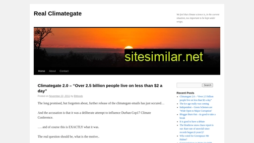 Realclimategate similar sites