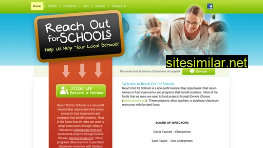 reachoutforschools.org alternative sites
