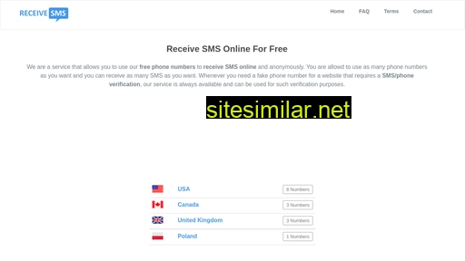 receivesms.org alternative sites