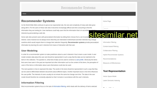 recommender-systems.org alternative sites