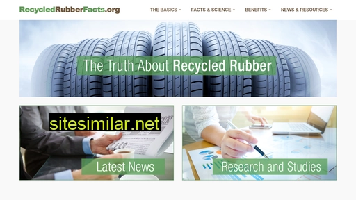 recycledrubberfacts.org alternative sites