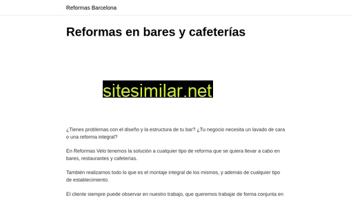 reformasbarcelona.org alternative sites