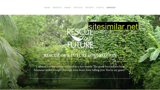 rescueourfuture.org alternative sites