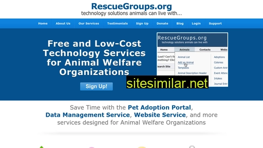 rescuegroups.org alternative sites