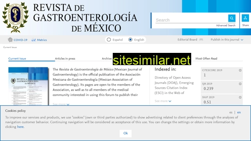 Revistagastroenterologiamexico similar sites