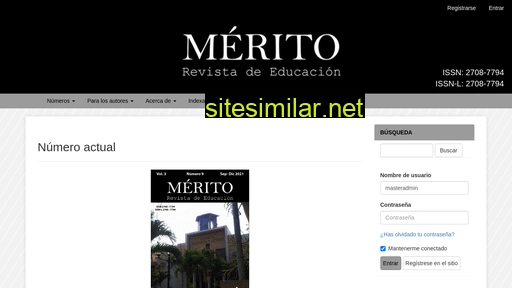revistamerito.org alternative sites