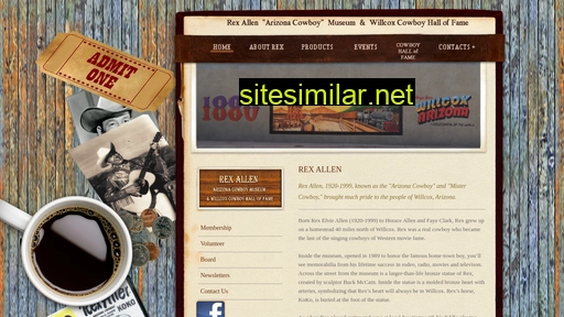 rexallenmuseum.org alternative sites