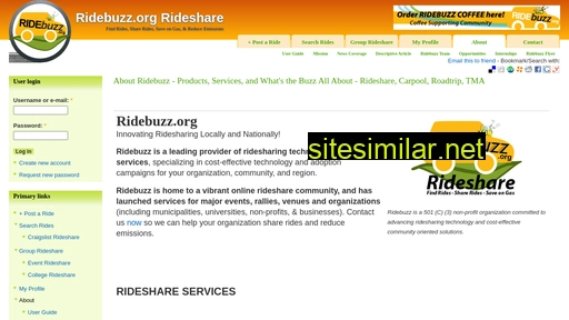 ridebuzz.org alternative sites