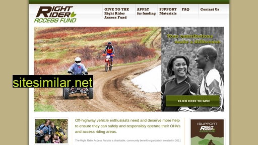 riderfund.org alternative sites